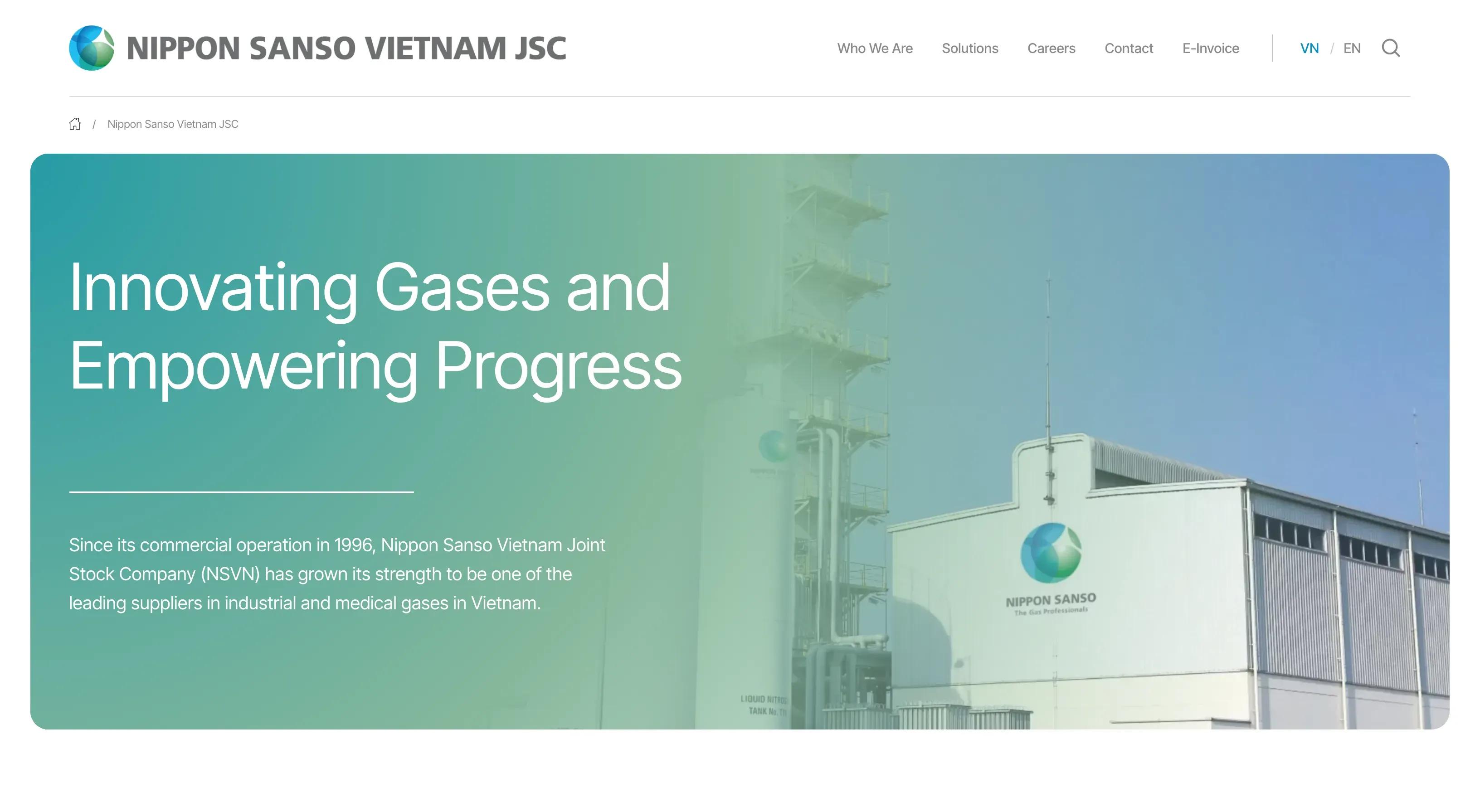 Nippon Sanso Vietnam JSC