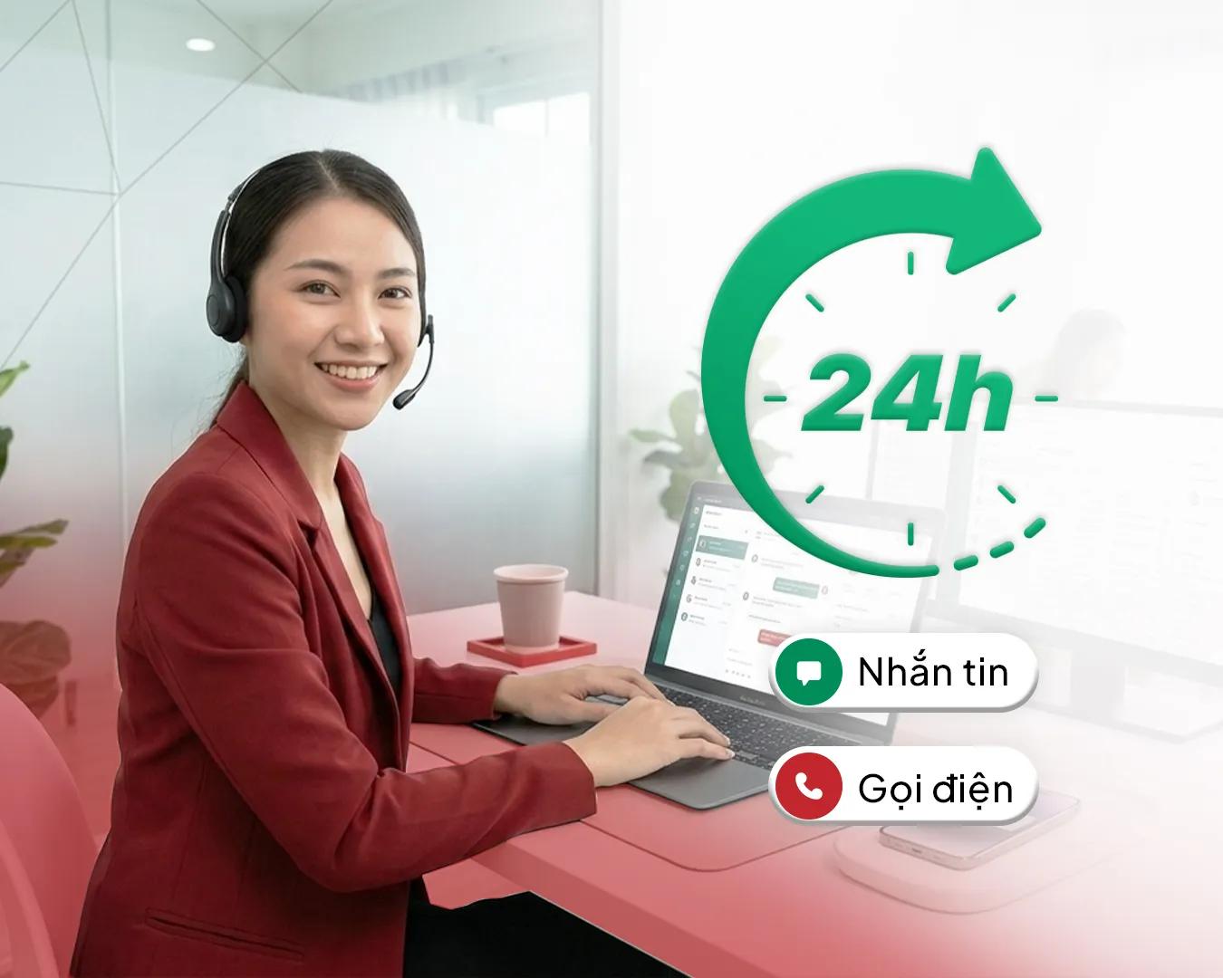 Hỗ trợ 24/7